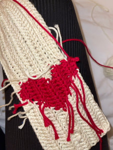 Custom Crochet Heart Beanie Pattern
