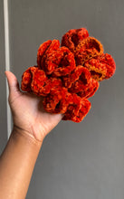 Load image into Gallery viewer, Orange Velvet Scrunchies (2)
