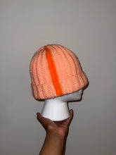 Load image into Gallery viewer, MeMiMade Two Tone Beanie Orange
