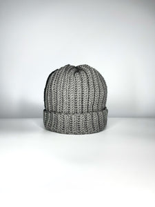 MeMiMade Two Tone Beanie in GRAY